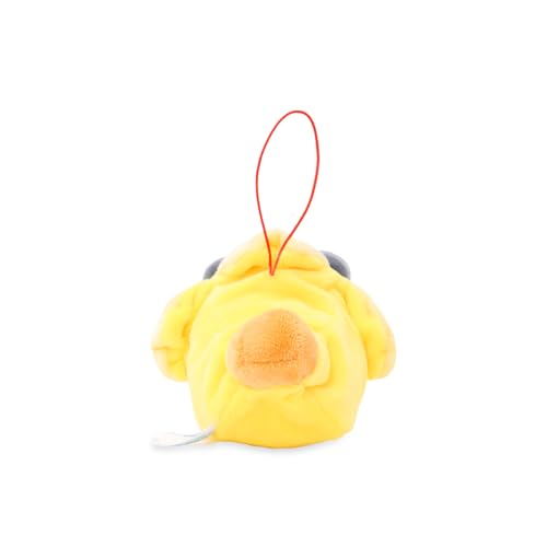 Anirollz Pandaroll Banana Panda Keychain – Soft Crinkle Plush Toy for Backpacks & Bags