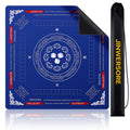 32.4 x 32.4 Inch Mahjong Mat - Anti-Slip, Noise Reducing, Waterproof Gaming Surface (Navy Blue)