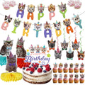 33-Piece Cat Birthday Party Decorations Set for Cat Lovers – Banners, Swirls, Honeycombs & Cupcake Toppers