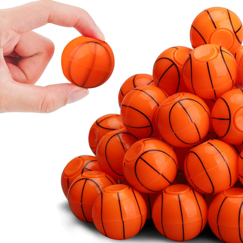 36 Mini Basketball Fidget Spinners - Party Favors, Stocking Stuffers, Classroom Prizes - Umnodobn