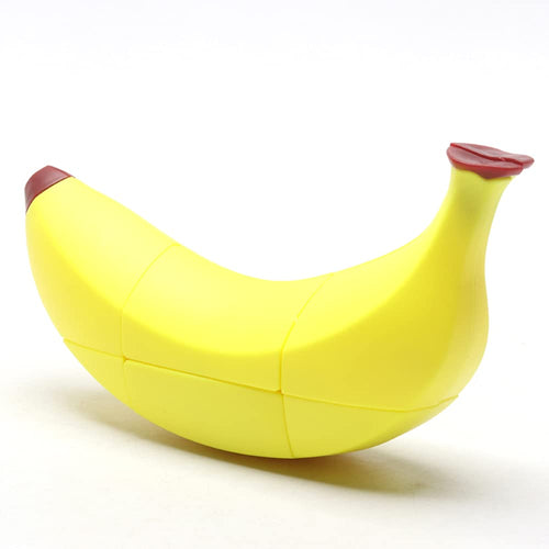 3D Fruit Cube 3×3 Speed Cube – Realistic Banana Shape Brain Teaser Puzzle