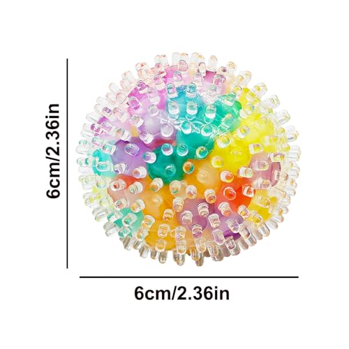 4 Pack Squishy Stress Balls for Adults – TPR Fidget Toys for Anxiety Relief and Focus