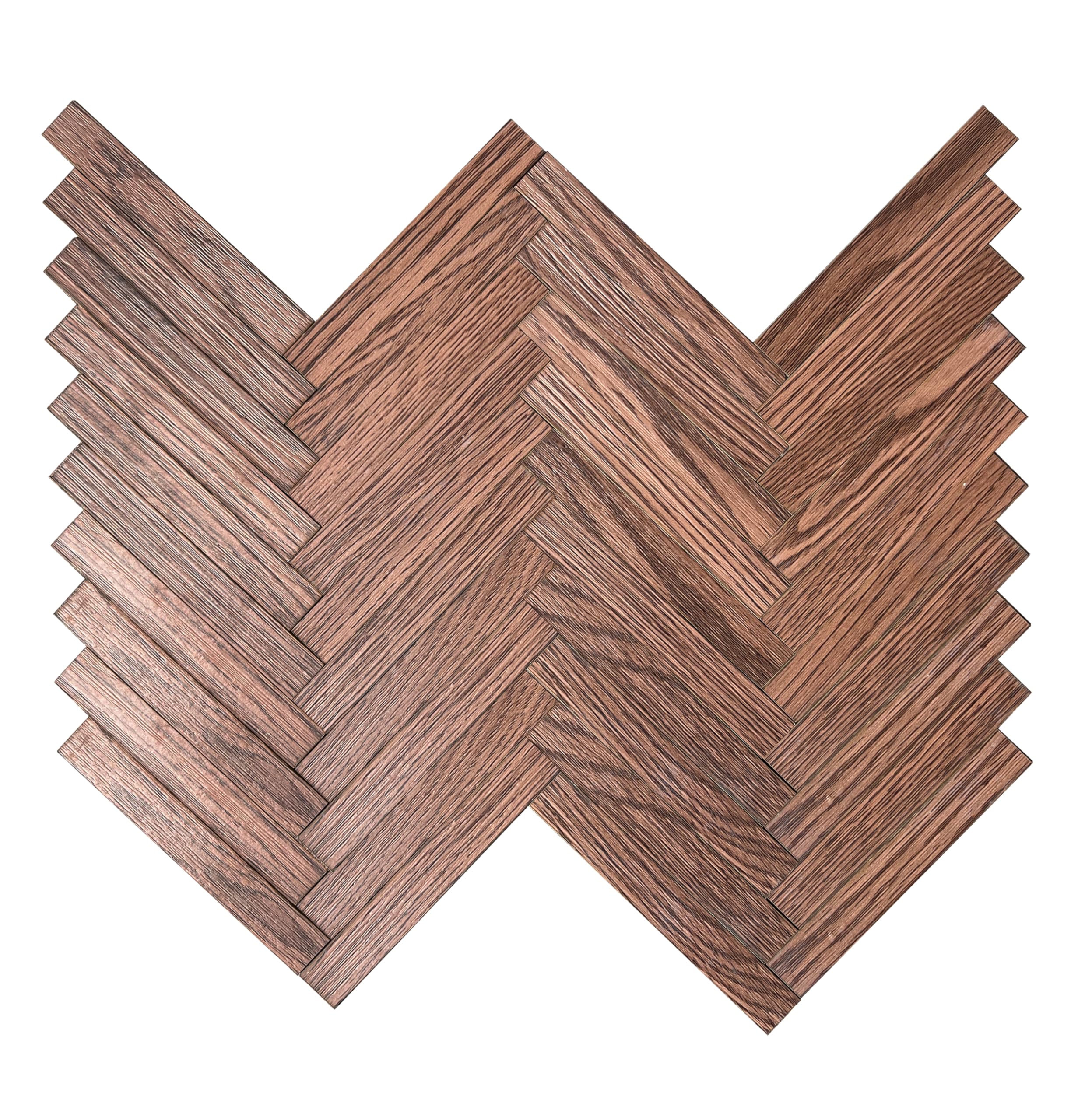 40-Piece Miniature Dollhouse Wood Flooring in Black Walnut – Realistic Wood Grain for 1:12 to 1:6 Scale
