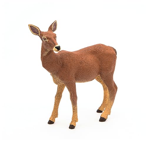 Papo Doe Figure – Realistic Deer Toy for Imaginative Play | Durable Collectible