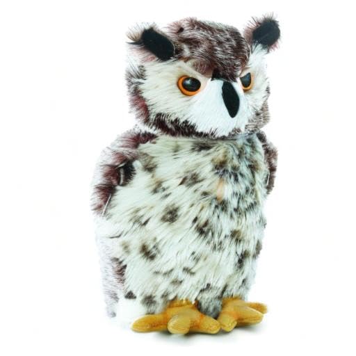 Aurora Mini Flopsie Osmond Owl Plush – 7" Soft Cuddly Stuffed Animal for Kids & Adults