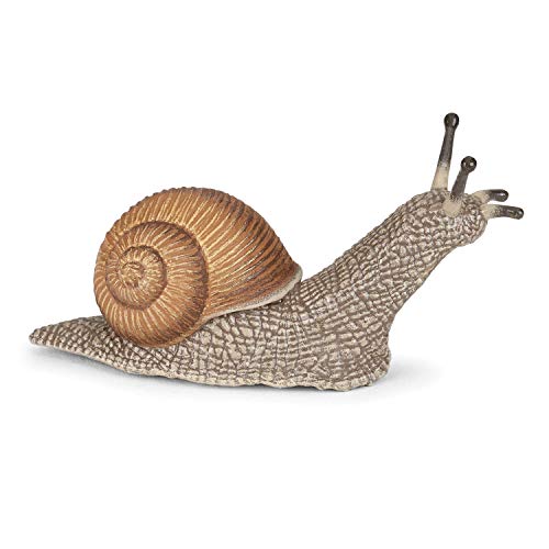 Papo Garden Snail Figure – Hand-Painted Realistic Miniature Animal Toy for Kids 3+