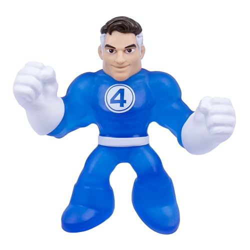 Heroes of Goo Jit Zu Mister Fantastic Stretch Action Figure – Marvel The Fantastic 4 First Steps, 4.5-Inch Gel-Filled Superhero Toy