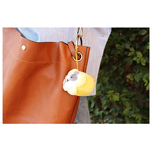 Anirollz Pandaroll Banana Panda Keychain – Soft Crinkle Plush Toy for Backpacks & Bags