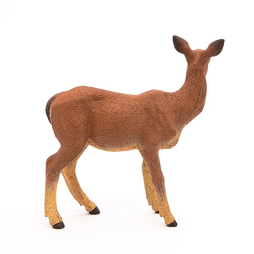 Papo Doe Figure – Realistic Deer Toy for Imaginative Play | Durable Collectible