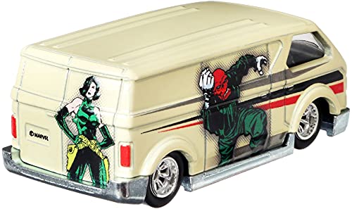 Hot Wheels Premium 1:64 MBK Van Die-Cast Car – Metal/Metal Chassis, Real Riders Tires, Pop Culture Deco