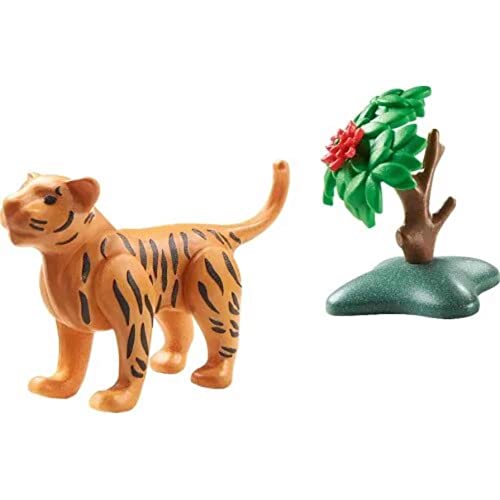 Playmobil Wiltopia Young Tiger – Eco-Friendly AR Playset for Ages 4+