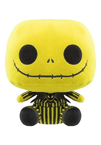 Jack Skellington Blacklight Funko Pop Plush – 7-Inch Nightmare Before Christmas Collectible