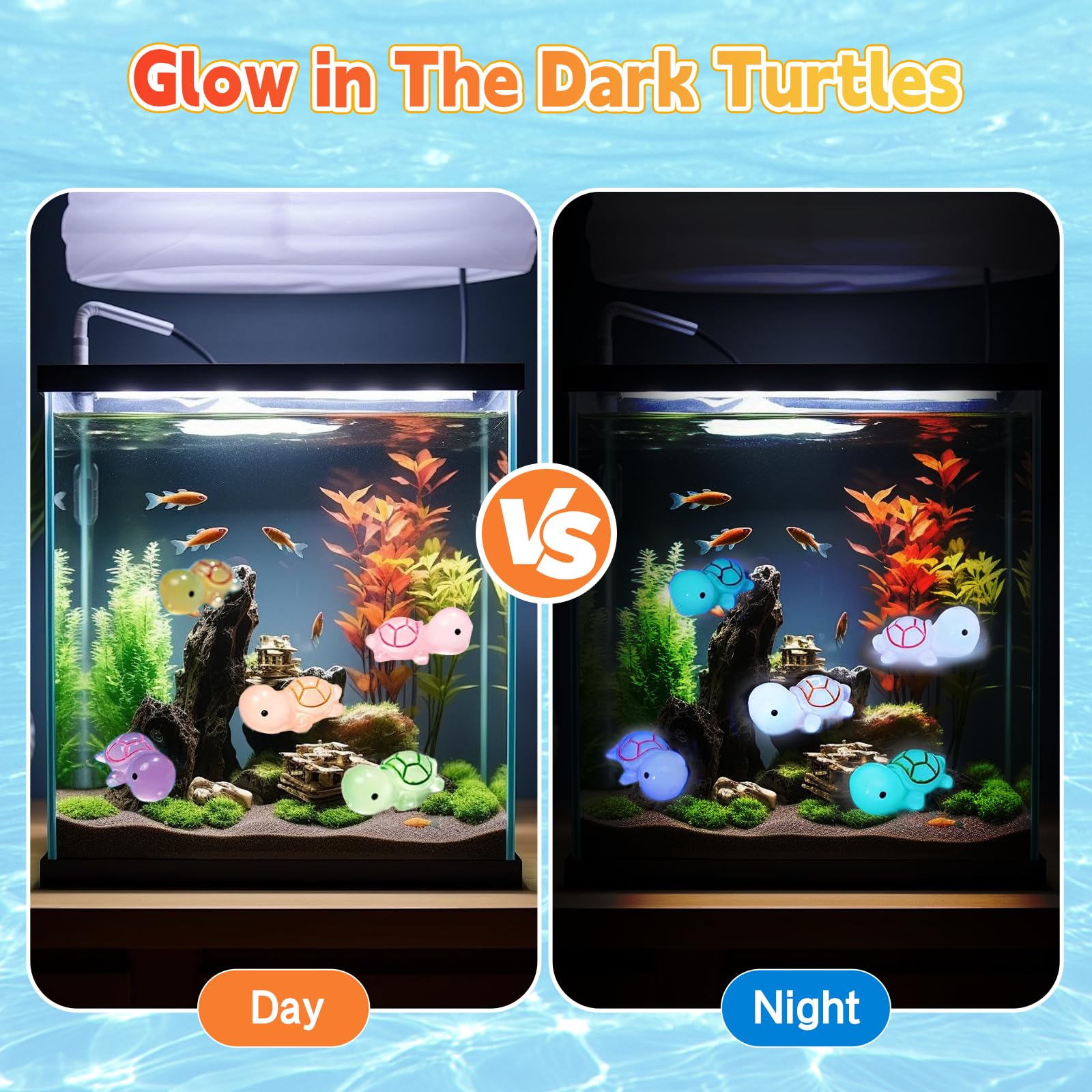 42 Mini Turtle Blind Bags – Glow in the Dark Resin Figurines for Kids Party Favors & Collecting