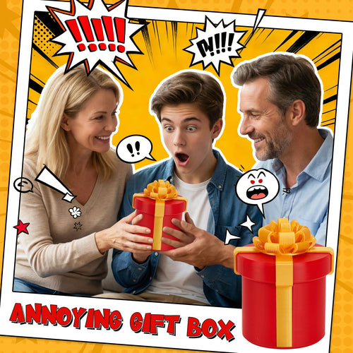 4.72 in Prank Nesting Gift Box - 10 Layer Annoying Mystery Box with Pop-Up Finger for Adults
