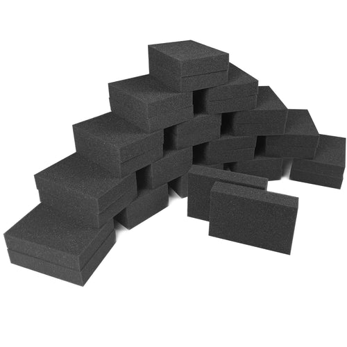 48 PCS EVA Foam Card Dividers for Trading Card Storage Boxes - Shock Absorbing, Cuttable, Black