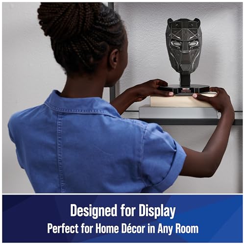 4D Build Marvel Black Panther 3D Puzzle – 82-Piece Wakanda Forever Model Kit with Stand