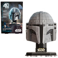 4D Build Star Wars Mandalorian Helmet 3D Puzzle – 88-Piece Cardstock Model Kit for Display