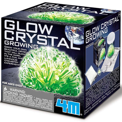 4M Glow Crystal Growing Kit – DIY STEM Science Experiment for Kids & Teens