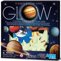 4M Glow Planets & Nova Stars - 20 Glow-in-the-Dark Wall and Ceiling Stickers for Kids Room Decoration