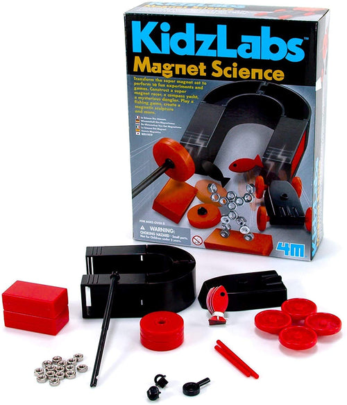 4M Magnet Science Kit – 10 Experiments & Games to Explore Magnetism (Ages 8+)