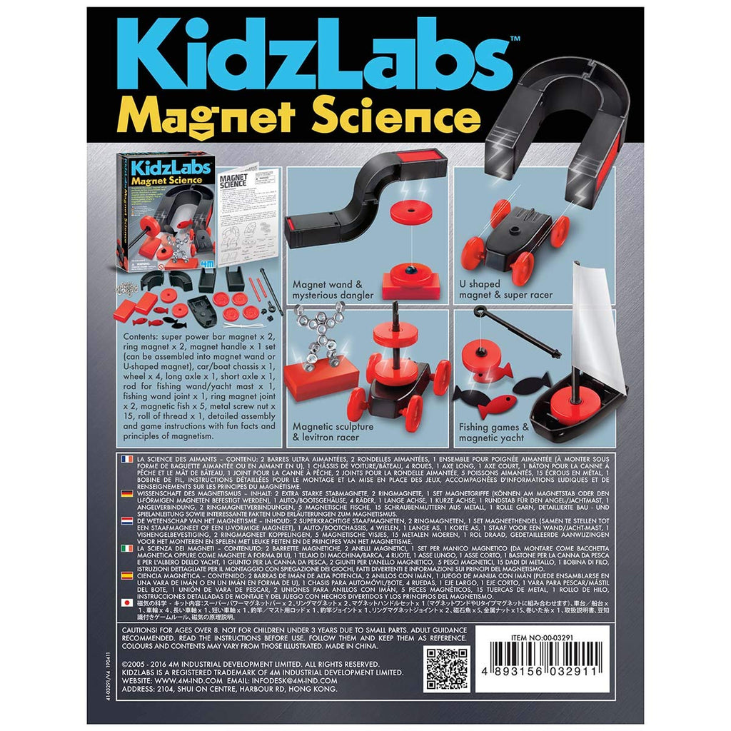 4M Magnet Science Kit – 10 Experiments & Games to Explore Magnetism (Ages 8+)