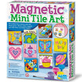 4M Magnetic Mini Tile Art Kit – Paint 12 Tiles & Make Fridge Magnets for Ages 8+