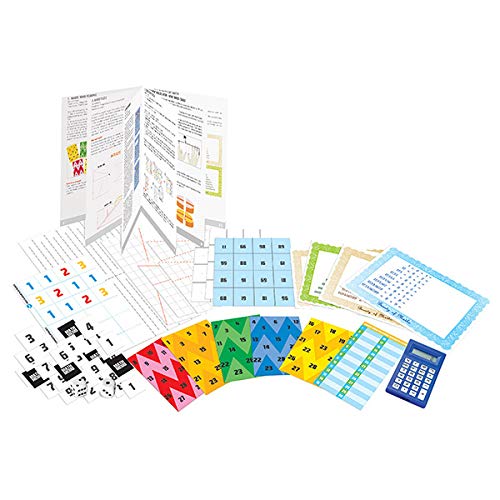 4M Math Magic Puzzles and Games Kit – Over 15 Number Tricks with Keychain Calculator