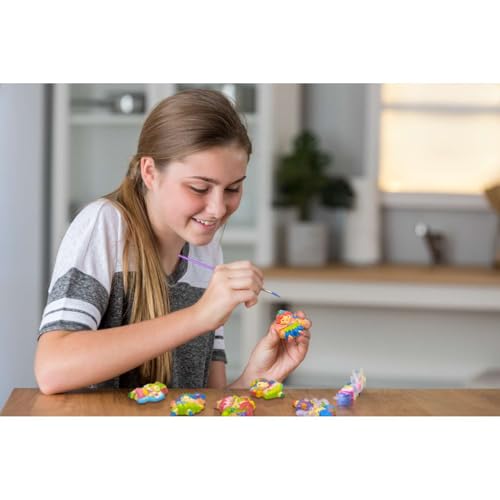 4M Mould and Paint Glitter Fairies Kit – Make 6 Fairy Magnets or Pins