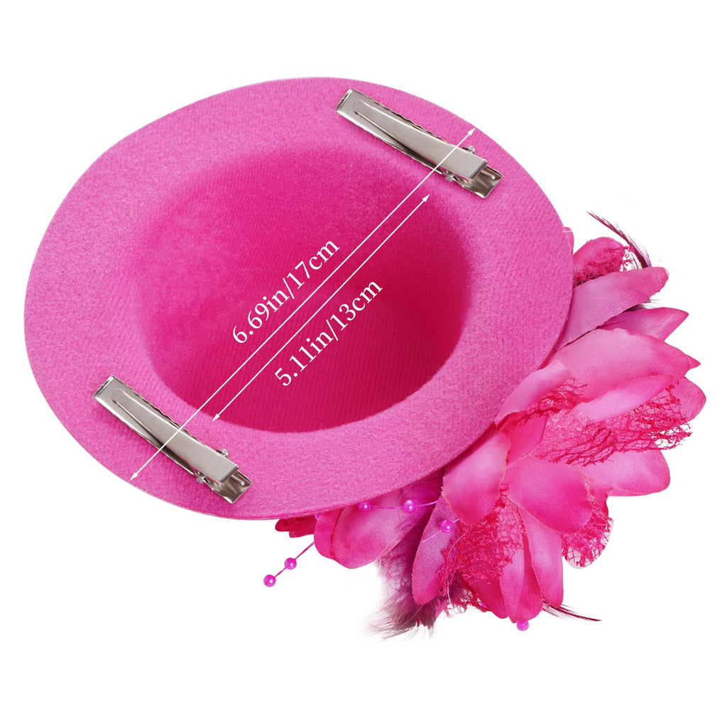 5-Piece Girls Tea Party Set: Hat, Gloves, Fan, Necklace & Bracelet