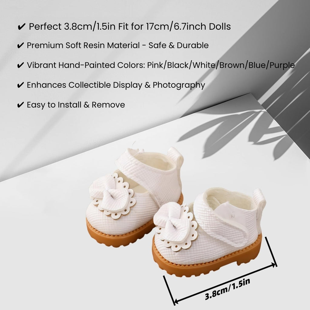 5-Piece Labubu Doll Outfit Set: Romantic Gauze Dress, Accessories for 17cm Dolls (Doll Not Included)