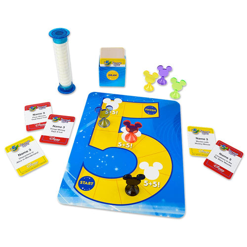 5 Second Rule Disney Edition: Fast-Paced Family Card Game with 300 Disney Questions for Ages 6+
