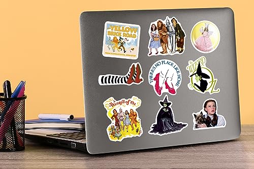 50 Classic Wizard of Oz Die-Cut Vinyl Stickers – Dorothy, Tin Man, Emerald City & More