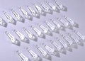 50 Clear Crystal Icicle Pendants – 38mm K9 Chandelier Prisms for DIY Projects