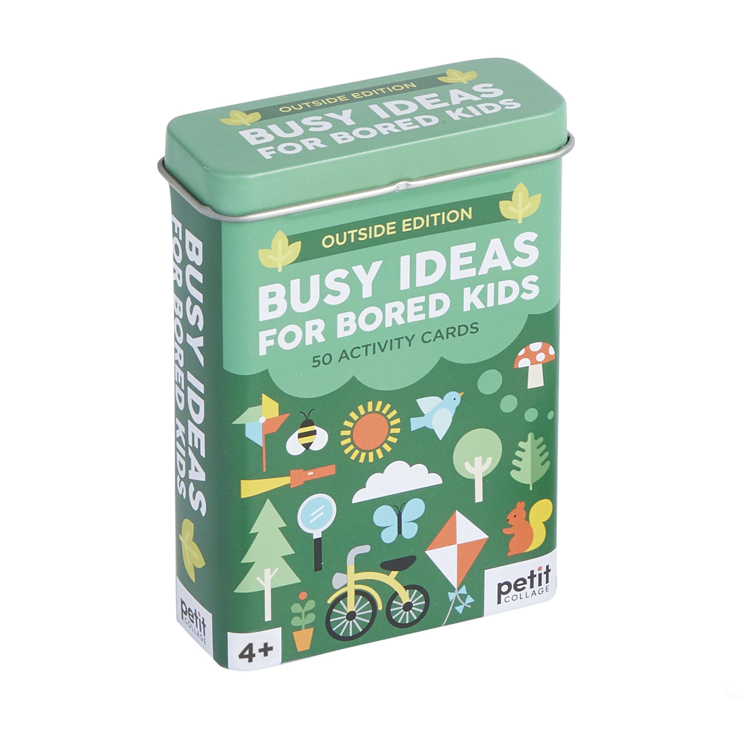 50 Outdoor Activity Cards for Kids – Petit Collage Busy Ideas Tin
