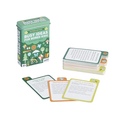 50 Outdoor Activity Cards for Kids – Petit Collage Busy Ideas Tin