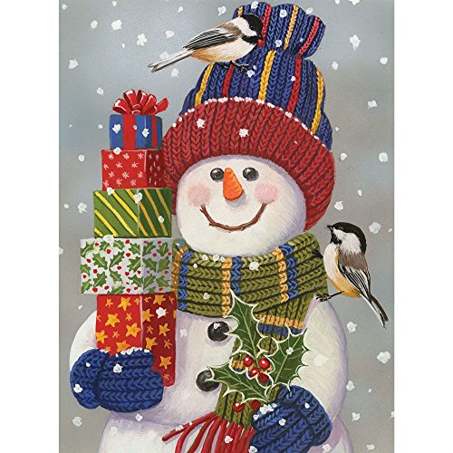 500-Piece Snowman Jigsaw Puzzle by William Vanderdasson – Bits and Pieces, 18" x 24"