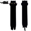 50CM Long Black Cat Plush – Soft Kitten Plushie for Halloween, Stress Relief & Decor