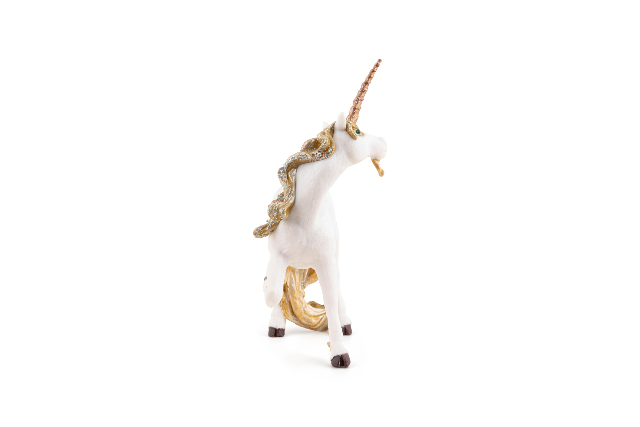 Papo Hand-Painted Unicorn Toy Figure – 5-Inch Collectible with Golden Horn & Butterfly Detail