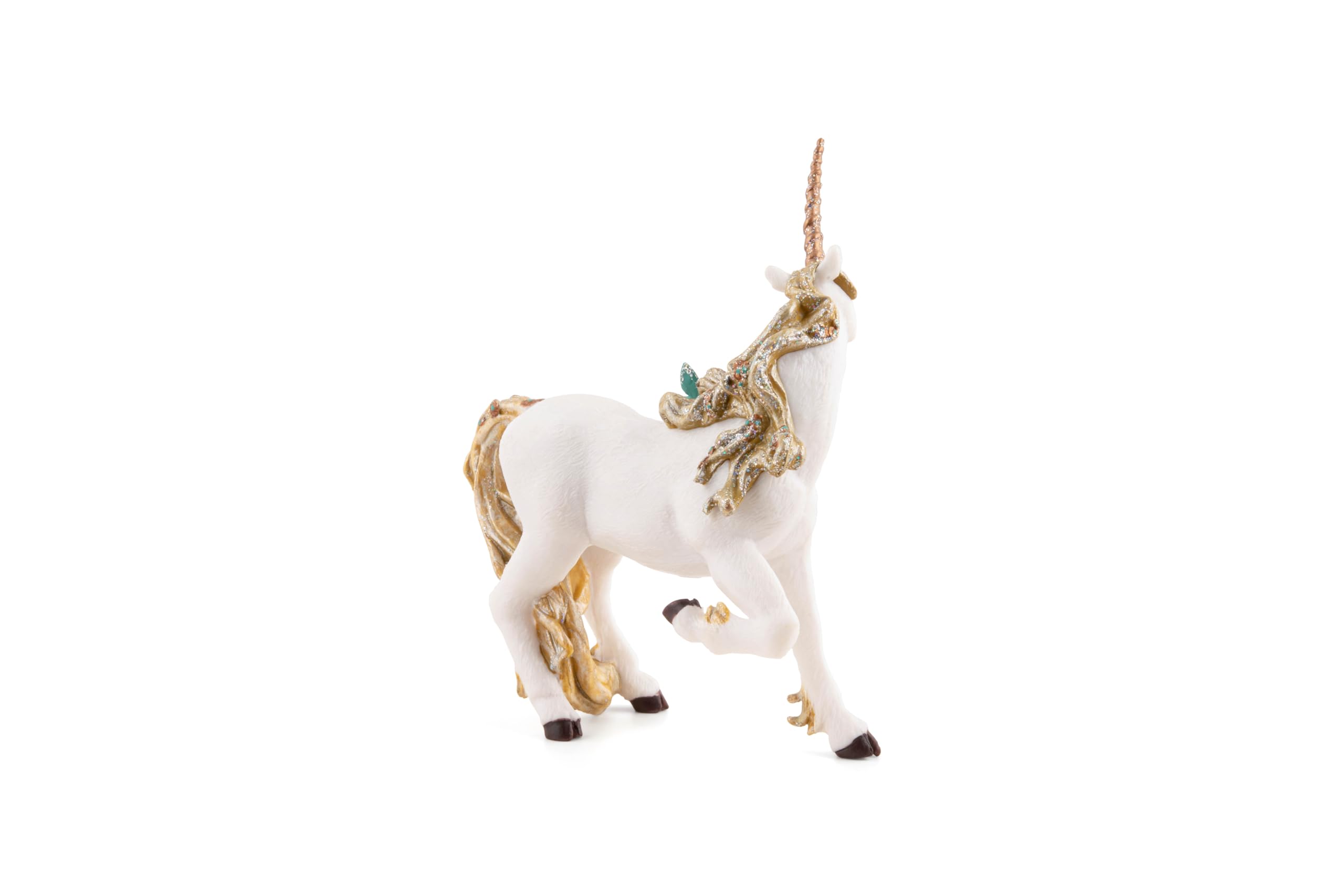 Papo Hand-Painted Unicorn Toy Figure – 5-Inch Collectible with Golden Horn & Butterfly Detail