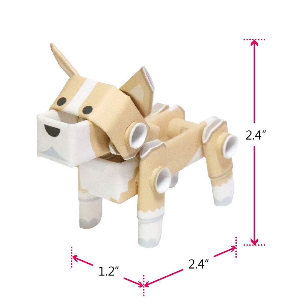 Bring a Corgi to Life: PIPEROID Japanese 3D Paper Puzzle – DIY Origami Kit for Kids & Adults