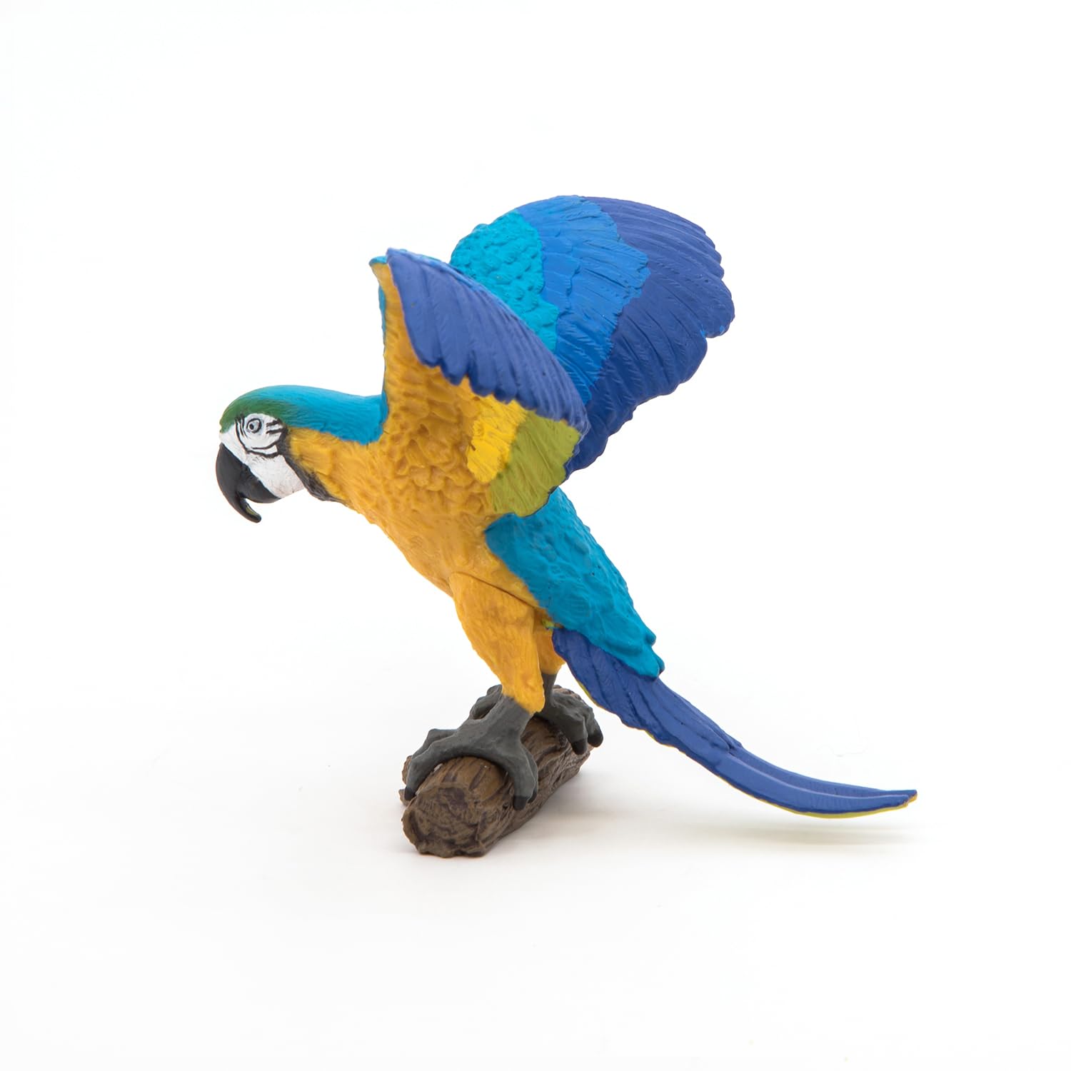Papo Blue Macaw Figurine – Hand-Painted Parrot Toy, Ages 3+