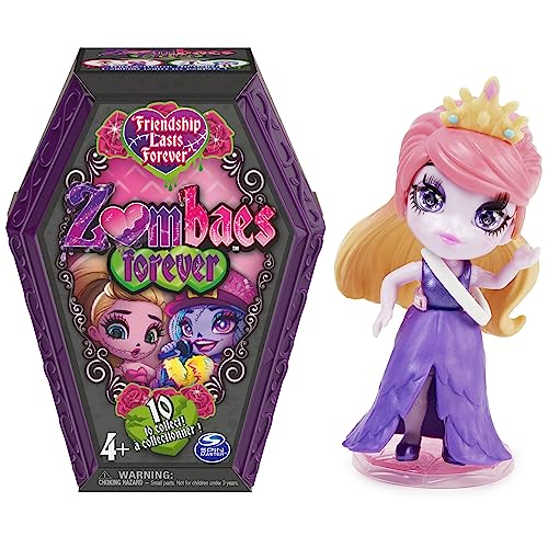 Zombaes Forever Surprise Zombie Doll – Coffin Unboxing & Mix-Match Fun, 3.5-Inch Collectible