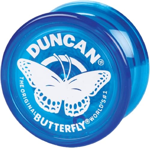 Duncan Butterfly Yo-Yo: Beginner String Trick Toy with Steel Axle & Durable Plastic Body