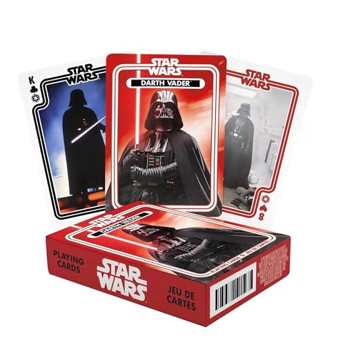 Star Wars Darth Vader Playing Cards – 54 Unique Vader-Themed Designs, Linen Finish