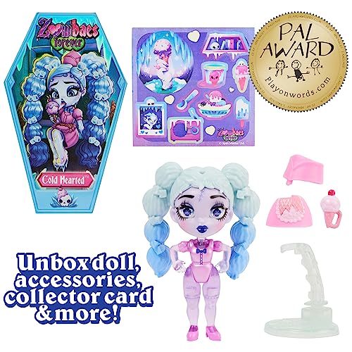 Zombaes Forever Surprise Zombie Doll – Coffin Unboxing & Mix-Match Fun, 3.5-Inch Collectible
