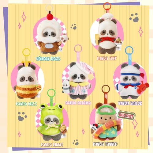 52TOYS Panda Roll Happy Weekend Series Blind Box Plush Toy – Random Soft Collectible Figure, 5.5–5.9 Inches