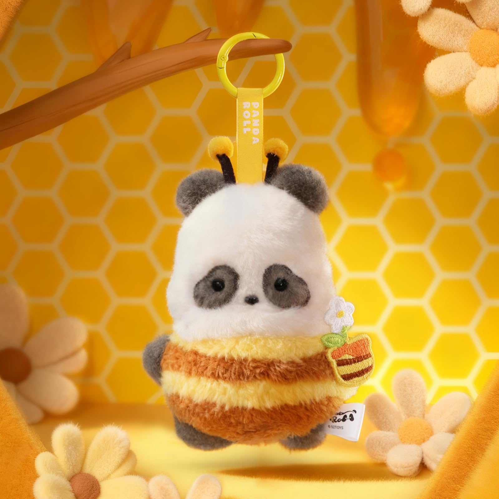 52TOYS Panda Roll Happy Weekend Series Blind Box Plush Toy – Random Soft Collectible Figure, 5.5–5.9 Inches