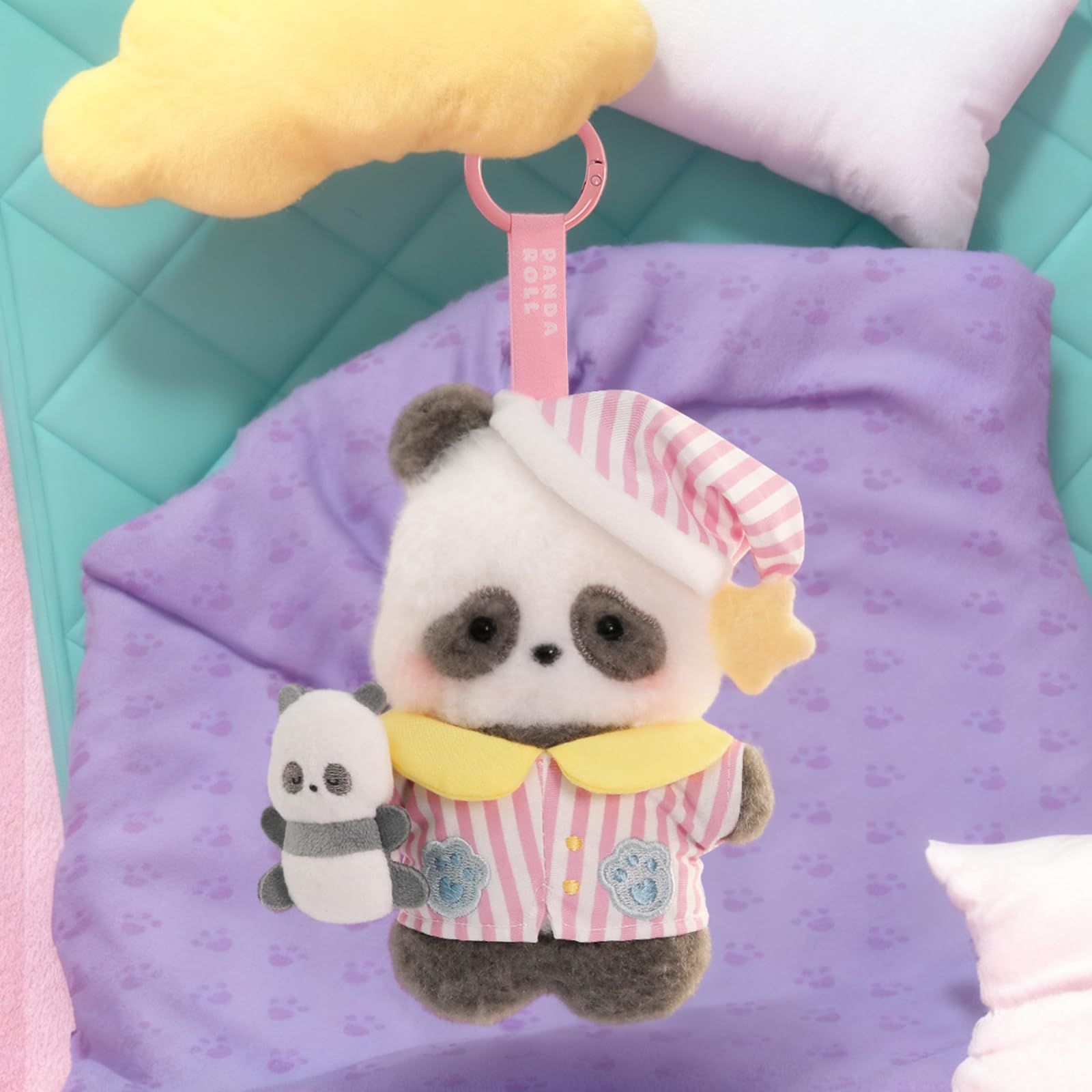 52TOYS Panda Roll Happy Weekend Series Blind Box Plush Toy – Random Soft Collectible Figure, 5.5–5.9 Inches