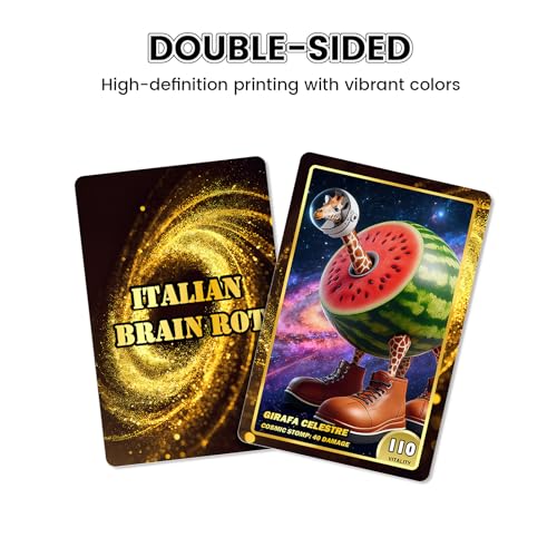 55-Piece Italian Brainrot Cards Collection – Rare & Ultra Rare Characters