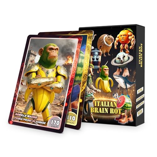 55-Piece Italian Brainrot Cards Collection – Rare & Ultra Rare Characters